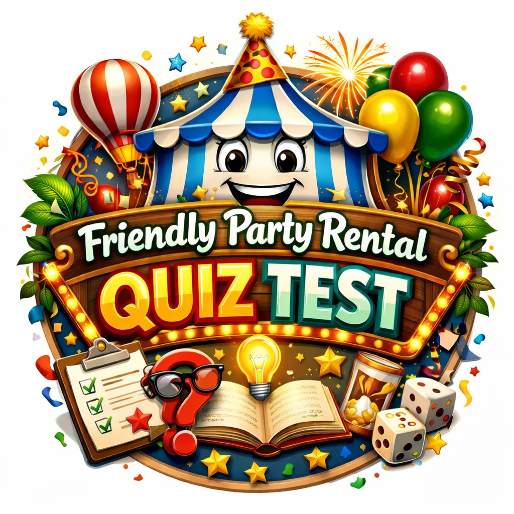 Friendly Party Rental Quiz Test